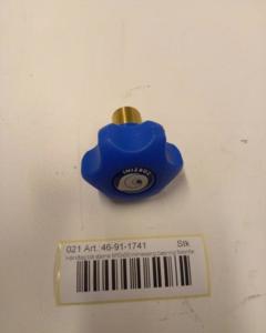 Star knob M10 x 50 with brass bush